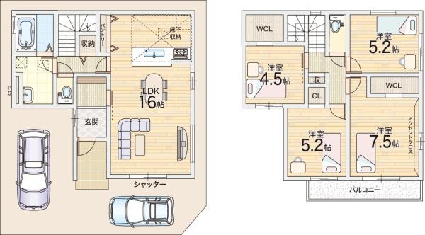 東大阪市玉串町西１丁目の新築一戸建