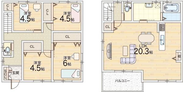 大阪市住之江区安立４丁目の新築一戸建