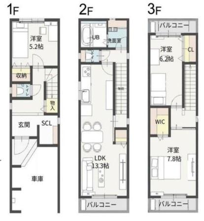 大阪市西淀川区姫里３丁目の新築一戸建