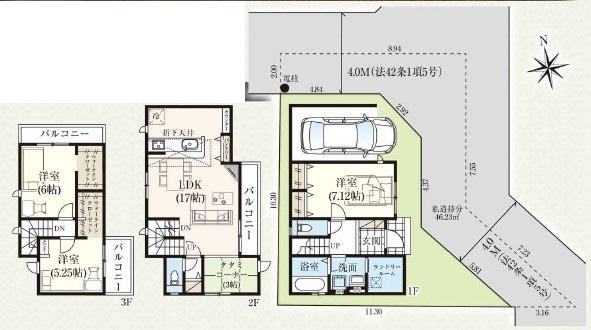 門真市千石西町の新築一戸建