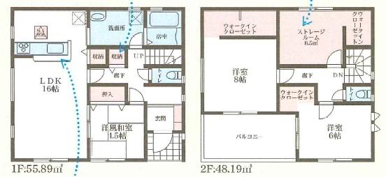 枚方市招提大谷３丁目の新築一戸建