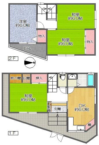 門真市江端町の中古一戸建