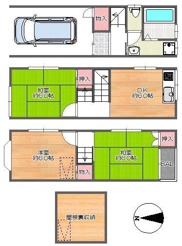 門真市三ツ島５丁目の中古一戸建て