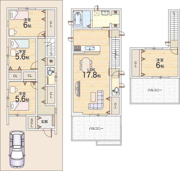 大阪市東成区大今里南５丁目の中古一戸建