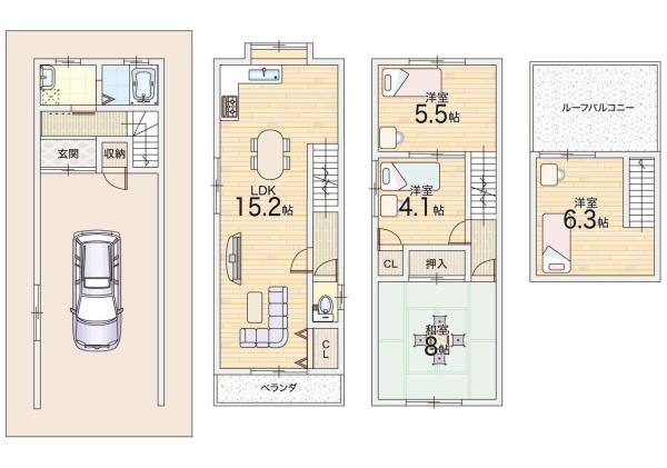 守口市八雲東町２丁目の中古一戸建