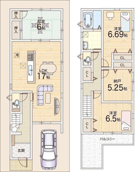 東大阪市豊浦町の新築一戸建