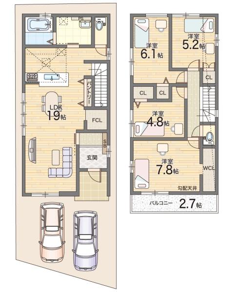 池田市旭丘３丁目の新築一戸建