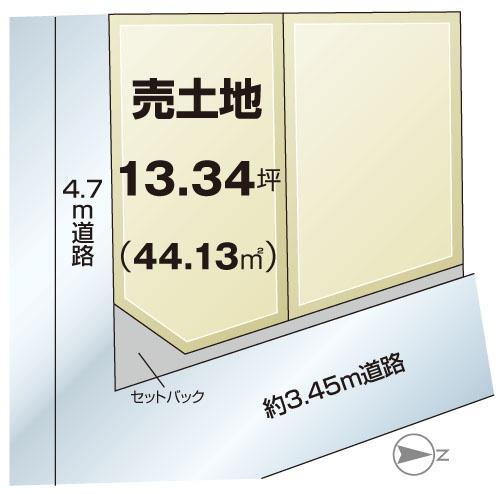 大阪市生野区中川６丁目の売土地