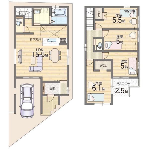 東大阪市菱屋西５丁目の新築一戸建