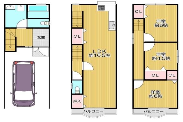 大阪市阿倍野区阿倍野筋５丁目の中古一戸建