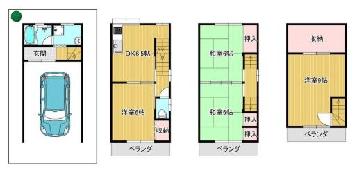 門真市御堂町の中古一戸建て