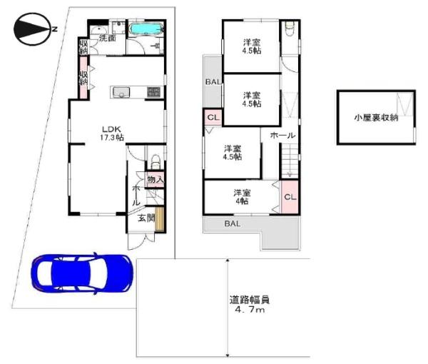 東大阪市大蓮東３丁目の中古一戸建