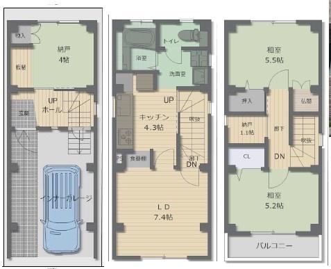 大阪市淀川区田川１丁目の中古一戸建て