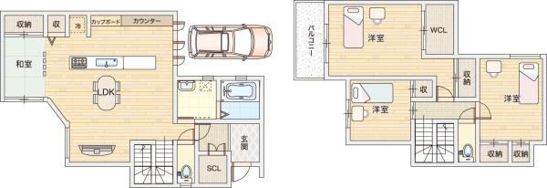 東大阪市新庄1丁目の中古一戸建
