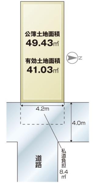 東大阪市下小阪４丁目の土地