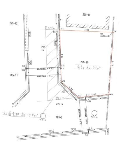 四條畷市蔀屋本町の土地
