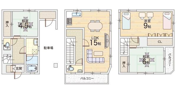 守口市菊水通４丁目の中古一戸建