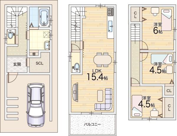 守口市南寺方東通３丁目の新築一戸建