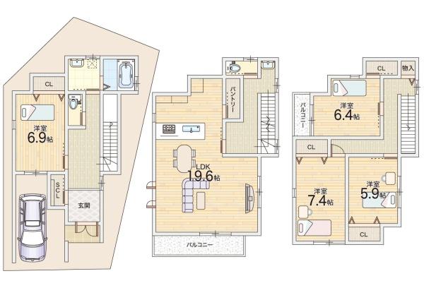 大阪市阿倍野区北畠３丁目の売土地