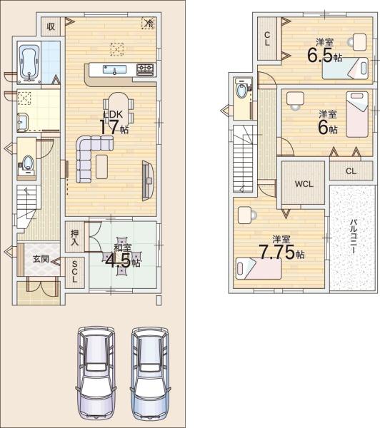 枚方市香里ケ丘８丁目の新築一戸建
