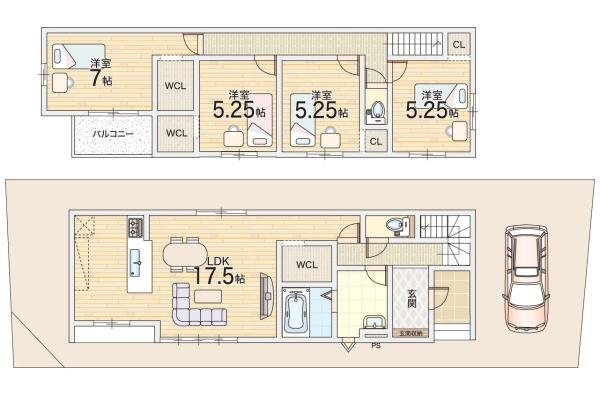 枚方市藤阪元町３丁目の新築一戸建