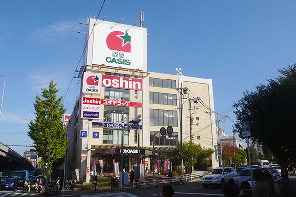 空ビル桃山台・店舗・事務所・熊野３道路幅員13ｍ(阪急オアシス千里山竹園店)