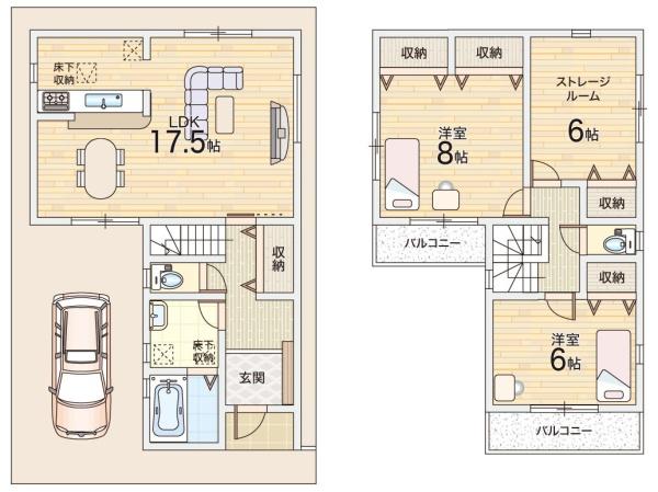 寝屋川市萱島南町の新築一戸建