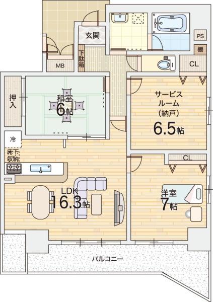 ビーバードルチェドーム前千代崎