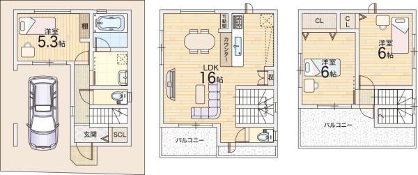 四條畷市雁屋北町の新築一戸建