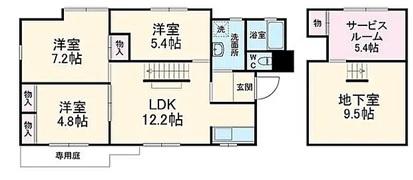 クリスタルアレイ・RC造お洒落な3階建居宅付