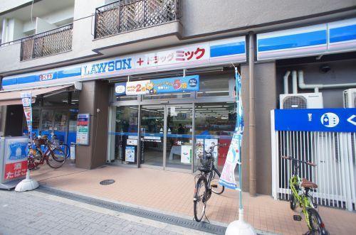 大阪市東住吉区中野３丁目の新築一戸建(ローソン＋ドラッグミック湯里東店)