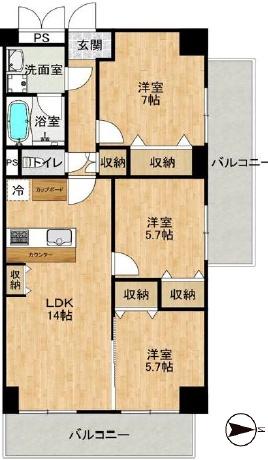 サンハイム第２中津