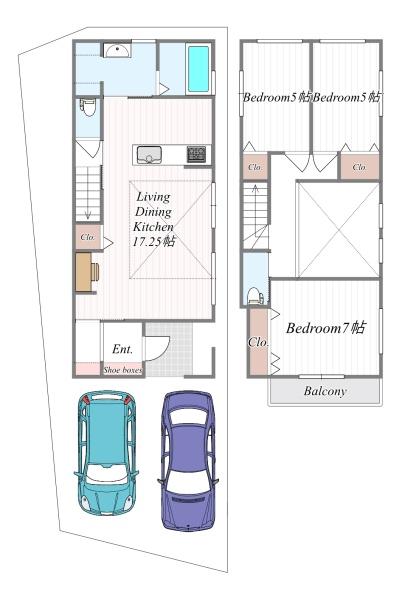 八尾市久宝園３丁目の土地