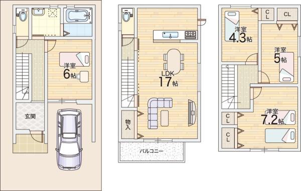 大阪市平野区平野本町４丁目の土地