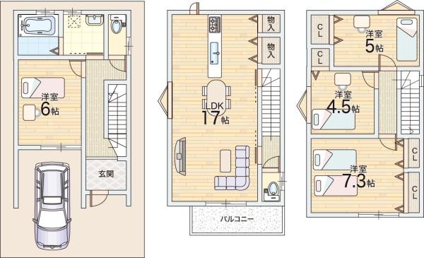 大阪市平野区平野本町４丁目の土地