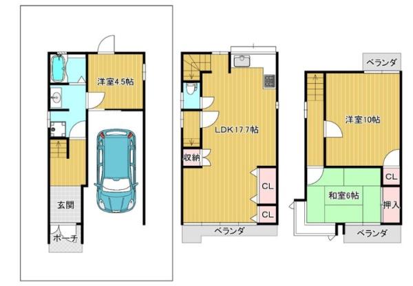 東大阪市衣摺４丁目の中古一戸建て