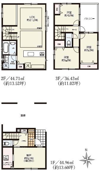 大阪市東住吉区公園南矢田3丁目の新築一戸建