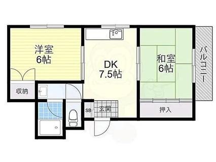 ハイデンス石津　香里園駅歩12分鉄骨4階建全8室