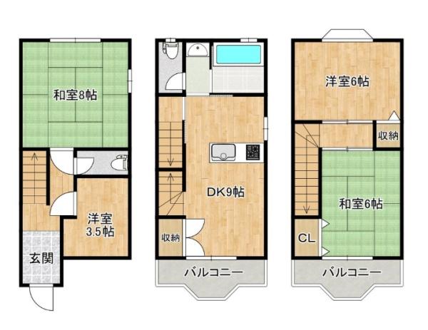 大阪市生野区生野東２丁目の中古一戸建て