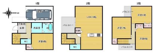 大阪市淀川区加島４丁目の新築一戸建