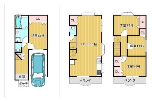 東大阪市横小路町５丁目の中古一戸建て