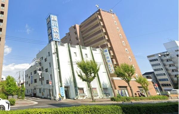 「東山ビル」相生通1丁目店舗・住居　3方道路(医療法人恵登久会越川病院)
