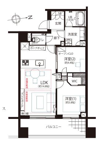 グレンパーク駒場　Ｅ棟