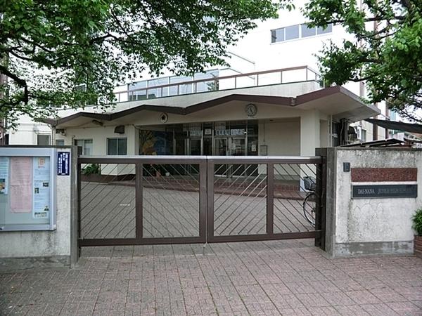 碑文谷ヒルズサレジオ通り(目黒区立第七中学校)
