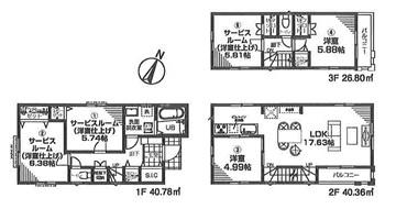 大田区中央６丁目　土地　９区画