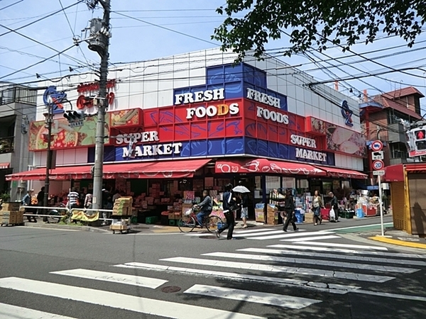 目黒区下目黒4丁目の土地(スーパーオオゼキ目黒不動前店)