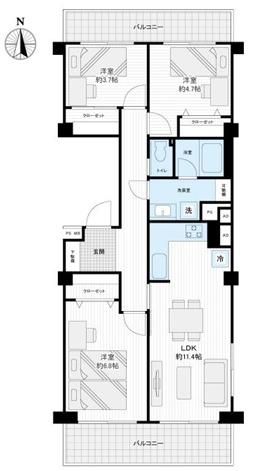 レック東多摩川スカイハイツ３号館