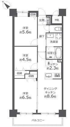 セザールリバーサイド上野毛
