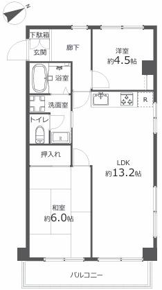 ル・シック大森南(間取り)