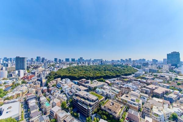恵比寿ガーデンテラス壱番館(現地からの眺望)